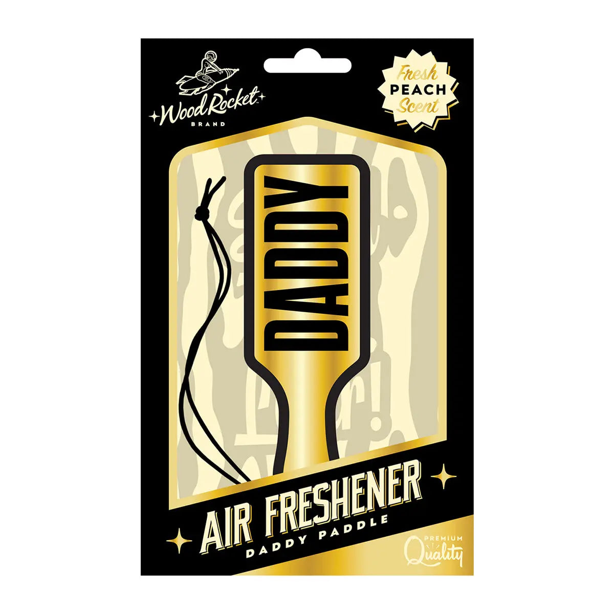 Wood Rocket Air Freshener Daddy Paddle Wood Rocket