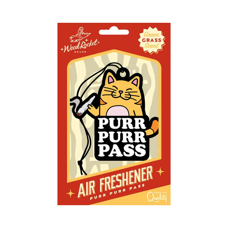 Wood Rocket Air Freshener Purr Purr Pass Wood Rocket