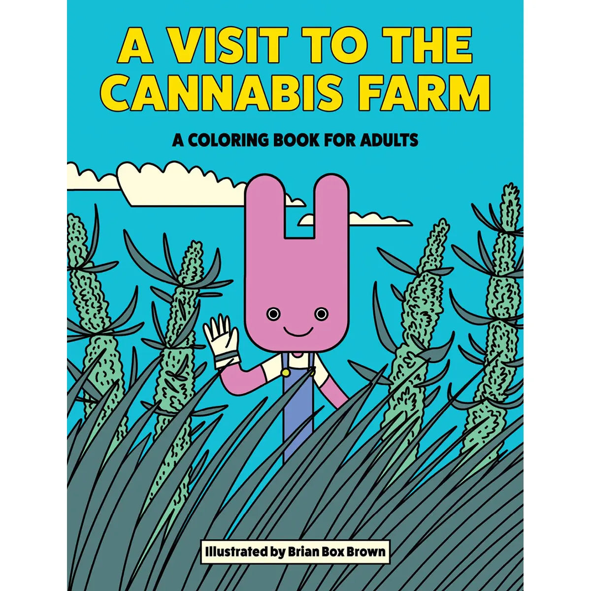Wood Rocket Visit to the Cannabis Farm Coloring Book Wood Rocket