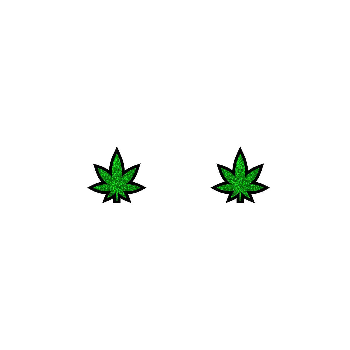 Wood Rocket Weed Leaf Earrings - GreatEagleInc