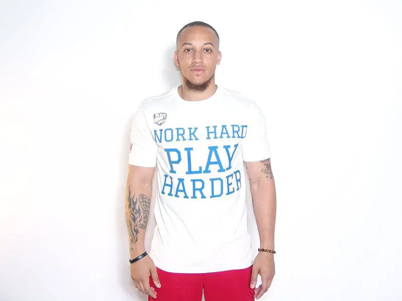 Work Hard Play Harder T-Shirt Number 1 Draft Pick