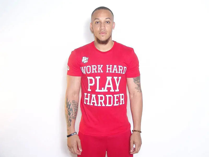 Work Hard Play Harder T-Shirt Number 1 Draft Pick