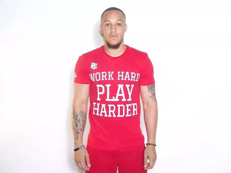 Work Hard Play Harder T-Shirt Number 1 Draft Pick