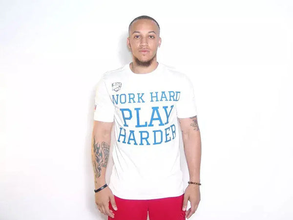 Work Hard Play Harder T-Shirt Number 1 Draft Pick
