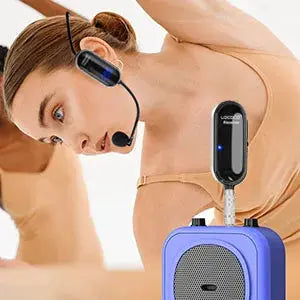 XIAOKOA Wireless Microphone Headset UHF Wireless Headset & Handheld 2 in 1 Mic with LED Digital Display 165 Ft Range Microphone GreatEagleInc