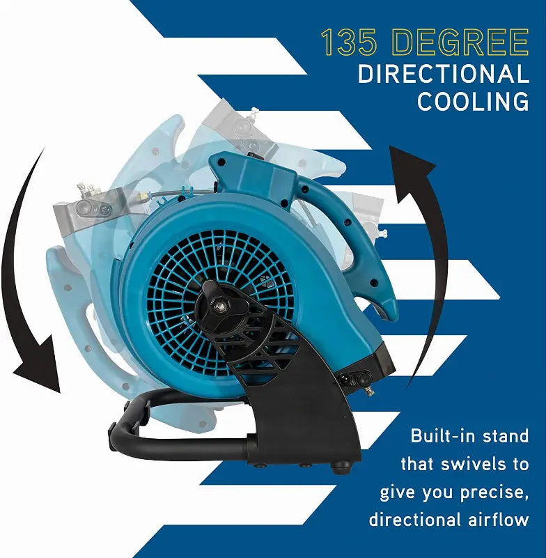 XPOWER FM-48 Portable 3 Speed Outdoor Cooling Misting Fan Xpower Manufacture Inc