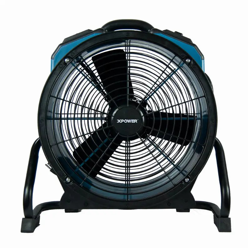 XPOWER X-47ATR 1/3 HP 3600 CFM Variable Speed Sealed Motor Industrial Axial Air Mover, Blower, Fan with Timer and Power Outlets Xpower Manufacture Inc
