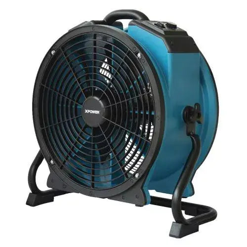 XPOWER X-47ATR 1/3 HP 3600 CFM Variable Speed Sealed Motor Industrial Axial Air Mover, Blower, Fan with Timer and Power Outlets Xpower Manufacture Inc