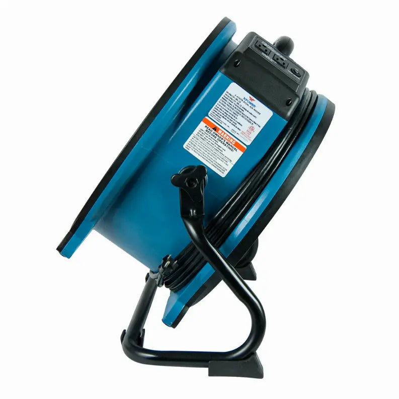 XPOWER X-47ATR 1/3 HP 3600 CFM Variable Speed Sealed Motor Industrial Axial Air Mover, Blower, Fan with Timer and Power Outlets Xpower Manufacture Inc