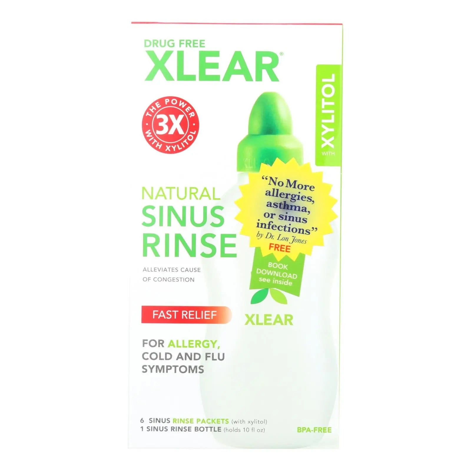 Xlear Sinus Care Rinse System With Xylitol Xlear