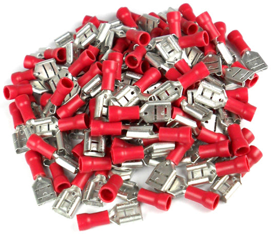 Xscorpion Female Quick Disconnect 18/22ga - Red (100 Pack) Xscorpion