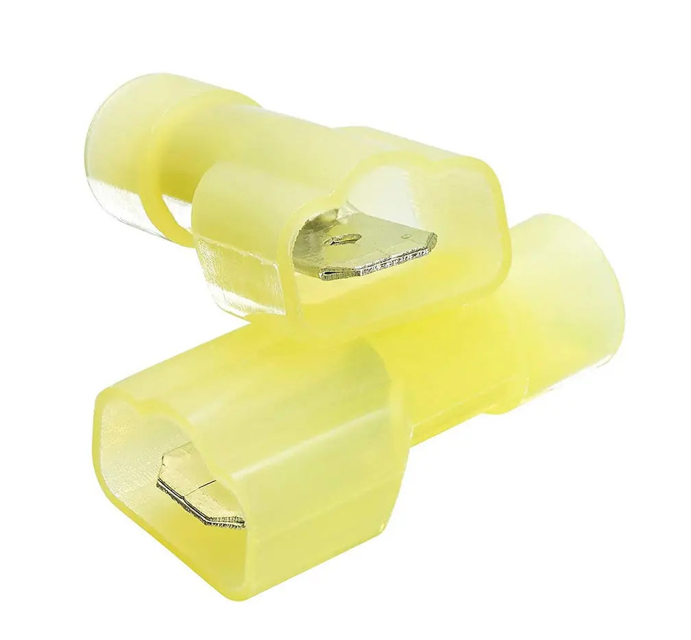 Xscorpion Insulated Male Quick Disconnect 10/12ga. - Yellow (100 Pack) Xscorpion