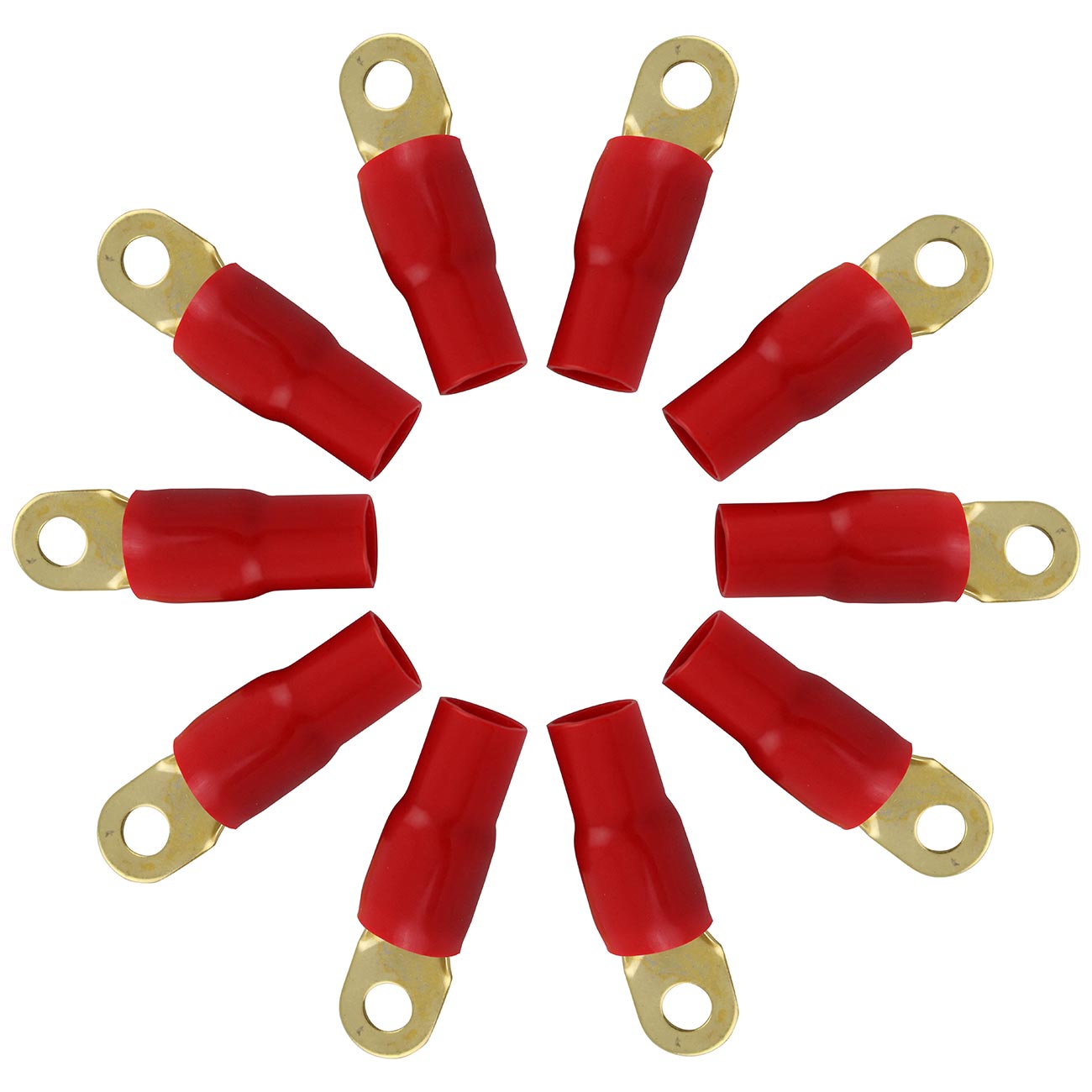 Xscorpion Ring Terminal 1/0ga. - Red (10 Pack) Xscorpion