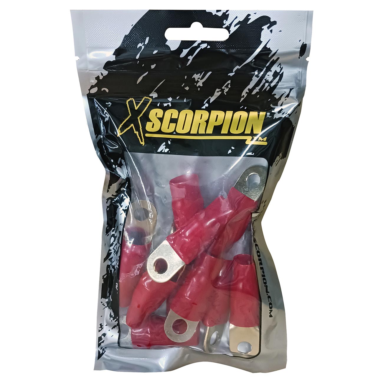 Xscorpion Ring Terminal 1/0ga. - Red (10 Pack) Xscorpion