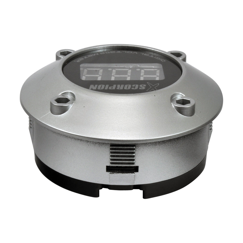 Xscorpion Voltmeter Digital 3 Digit Led Display Silver Xscorpion