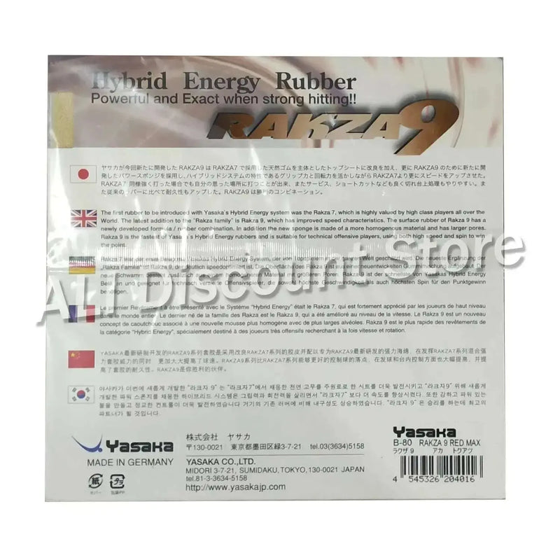 YASAKA-RAKZA-9-_RAKZA9_-RK9_-Table-Tennis-Rubber-Pips-In-Yasaka-Original-Ping-Pong-Sponge-Tenis-De-Mesa-FreeDropship-335229637