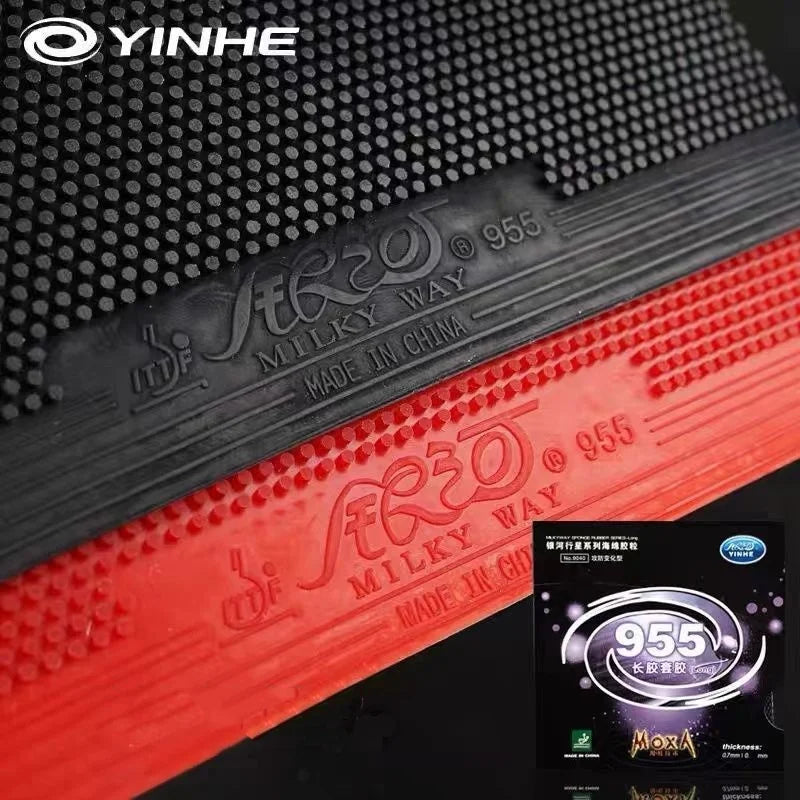 YINHE 955 Pimples Long Table Tennis Rubber Defensive Control Original Galaxy Pips Long Ping Pong Sponge Rubbers GreatEagleInc