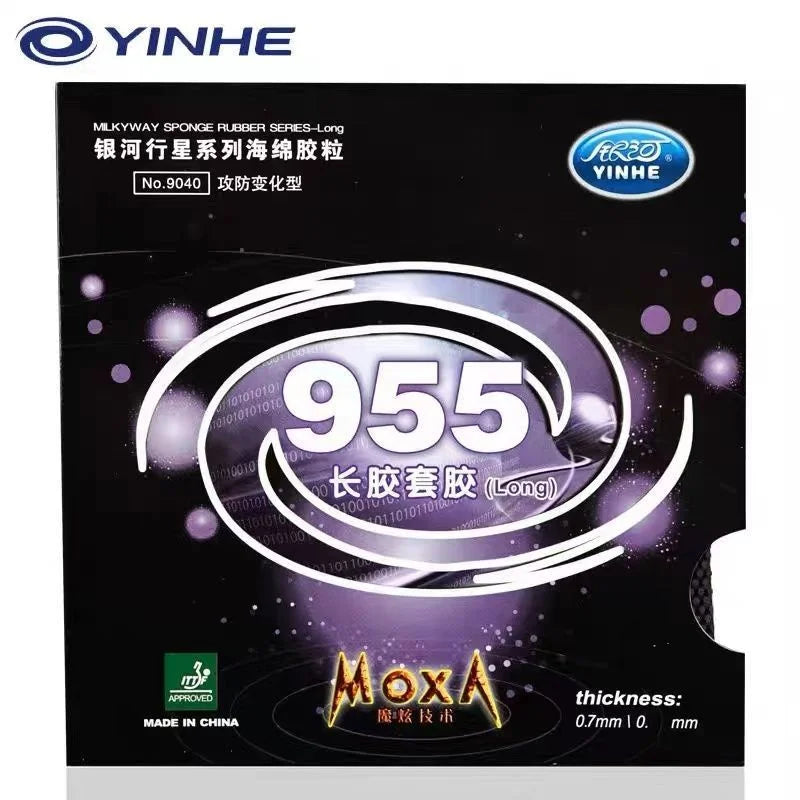 YINHE 955 Pimples Long Table Tennis Rubber Defensive Control Original Galaxy Pips Long Ping Pong Sponge Rubbers GreatEagleInc