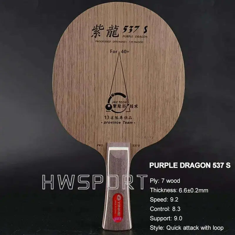 YINHE-Purple-Dragon-437-S-537-S-Table-Tennis-Blade-7-Wood-CLCR-Structure-Provincial-Ping-Pong-Blade-with-Fine-Support-FreeDropship-334753376