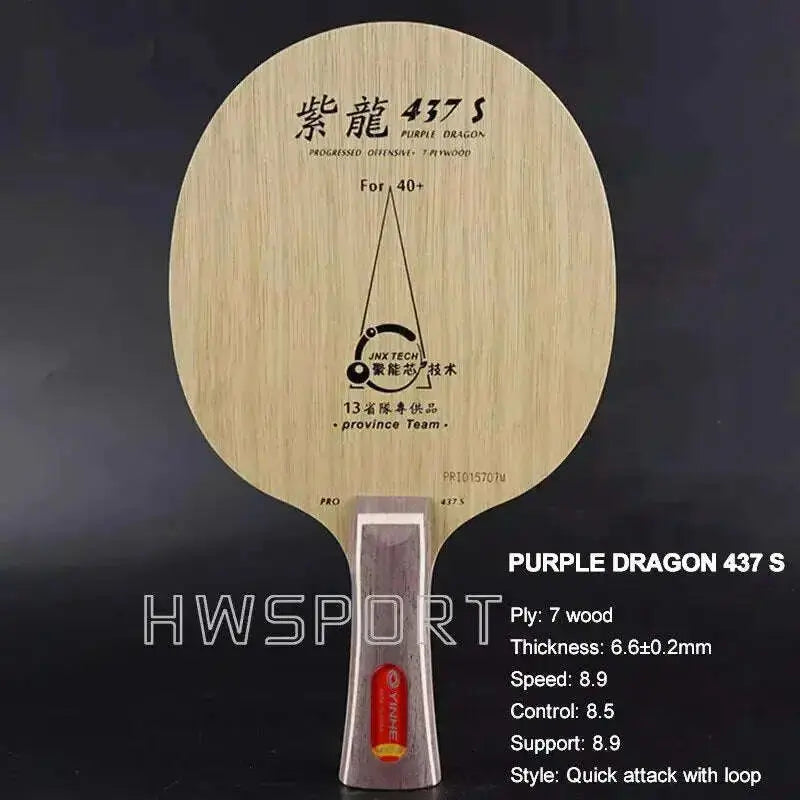 YINHE-Purple-Dragon-437-S-537-S-Table-Tennis-Blade-7-Wood-CLCR-Structure-Provincial-Ping-Pong-Blade-with-Fine-Support-FreeDropship-334766695