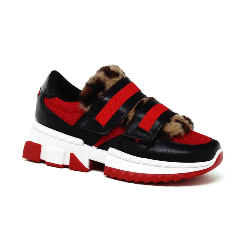 YOKI KRACE-37 Women's Slip On Sneaker With Double Straps Yoki Fashion