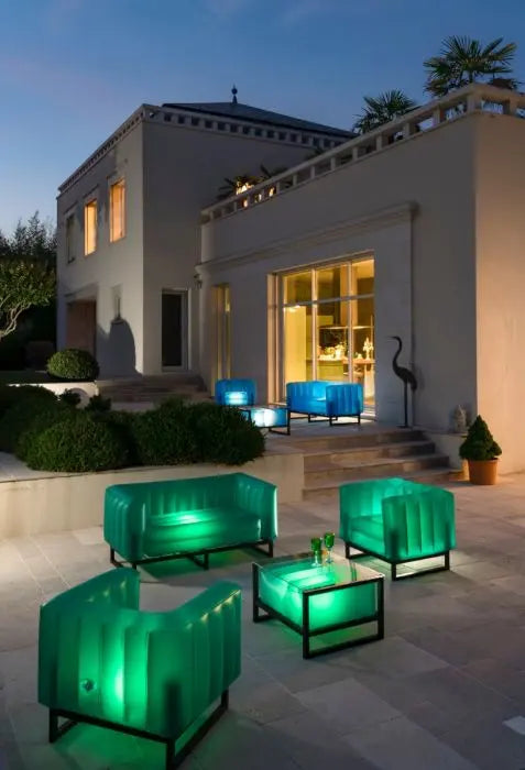 YOMI SOFA EKO WITH LIGHTING WOOD Frame Mojow Design