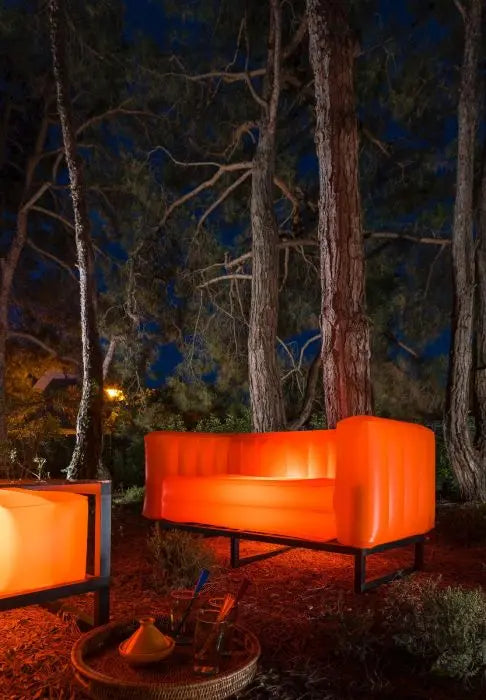 YOMI SOFA EKO WITH LIGHTING WOOD Frame Mojow Design