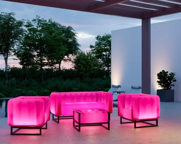 YOMI SOFA EKO WITH LIGHTING WOOD Frame Mojow Design