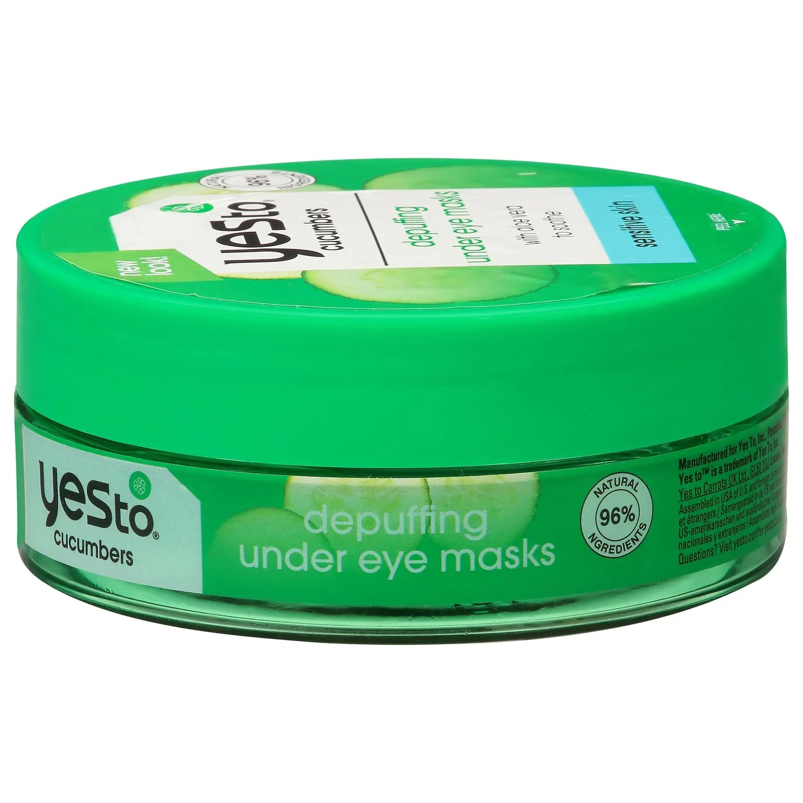Yes To - Mask Under Eye Cucumber - Cs Of 3-16 Ct Yes To