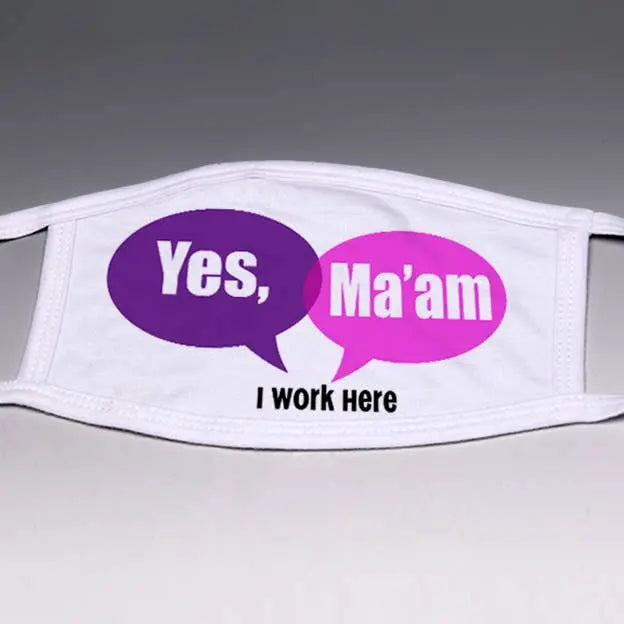 Yes, Ma'am Face Mask LIANE FRIED STUDIO