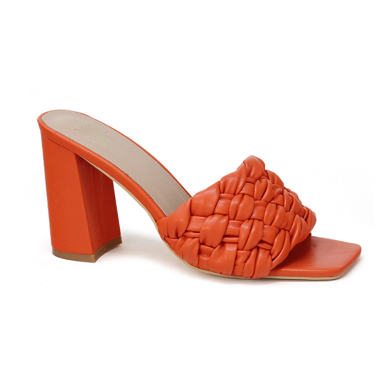 Yoki CASTER-04 Women's Open Toe High Heel With Braided Strap Yoki Fashion