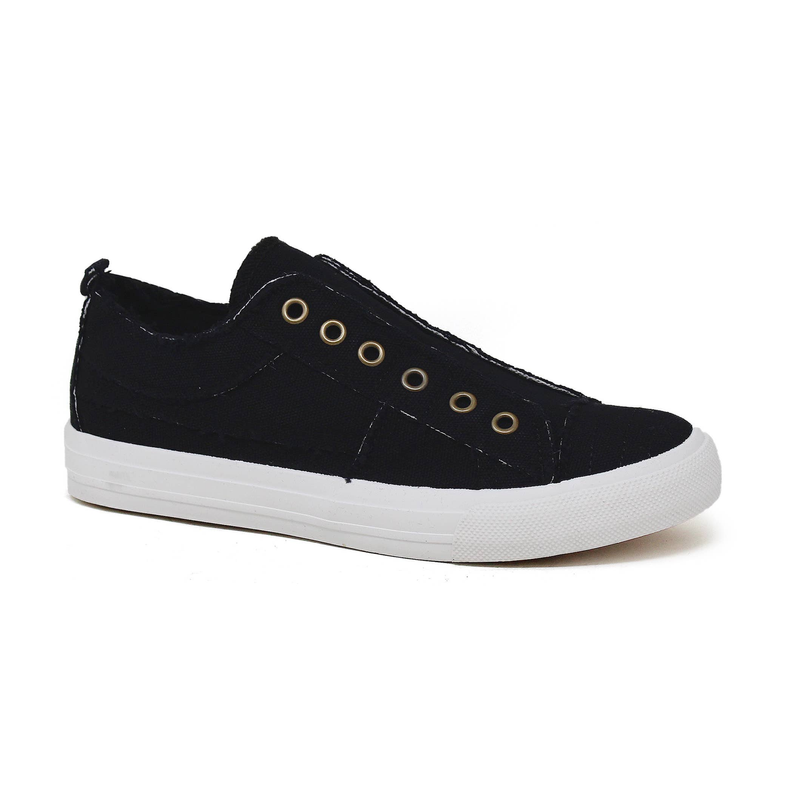 Yoki Womens Bentley-30 Slip on converse style Sneakers Yoki Fashion