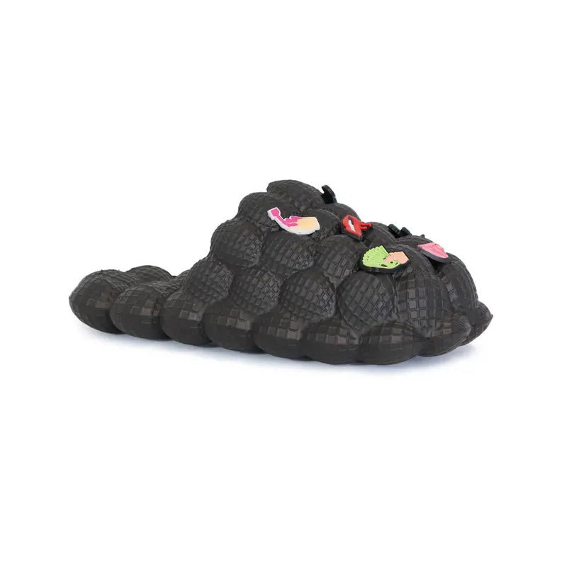 Yoki Womens Bubble Badge Spa closed toe Pool Slipper sandals Yoki Fashion