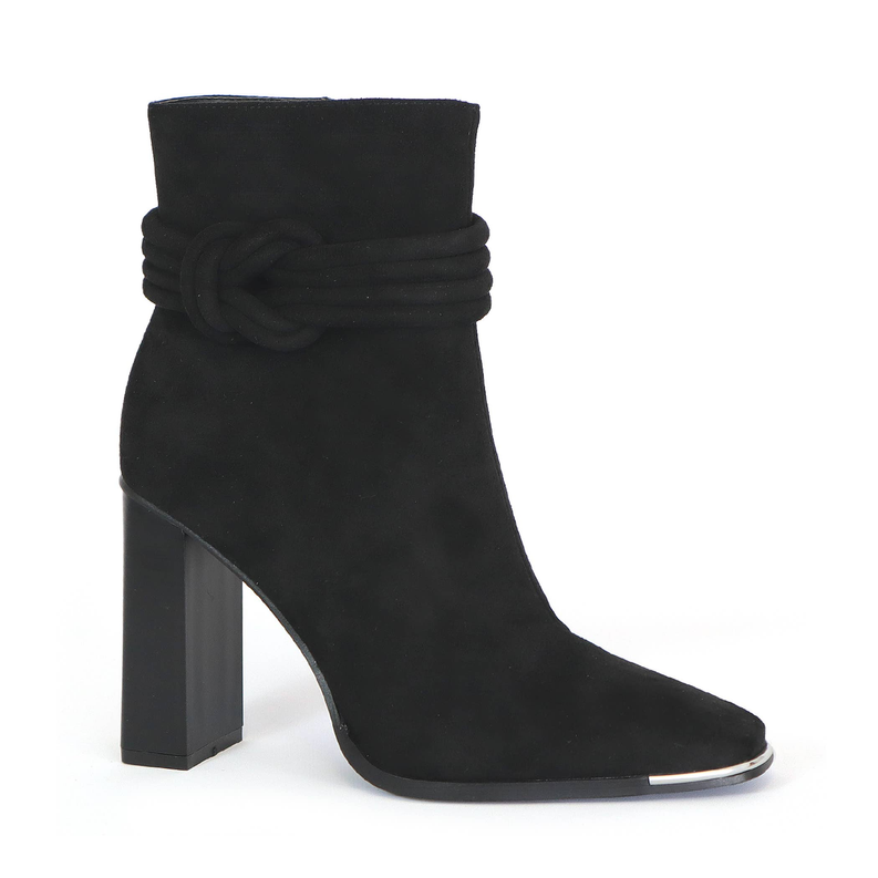 Yoki Womens knot rope design over ankle booties Yoki Fashion