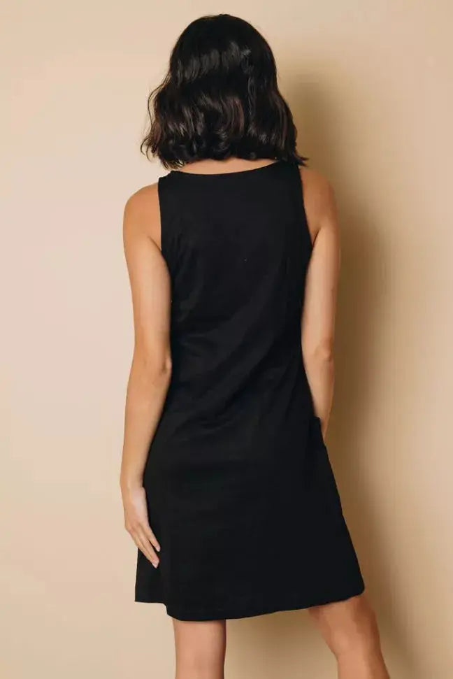 York Pocketed Mini Dress Stay Warm in Style
