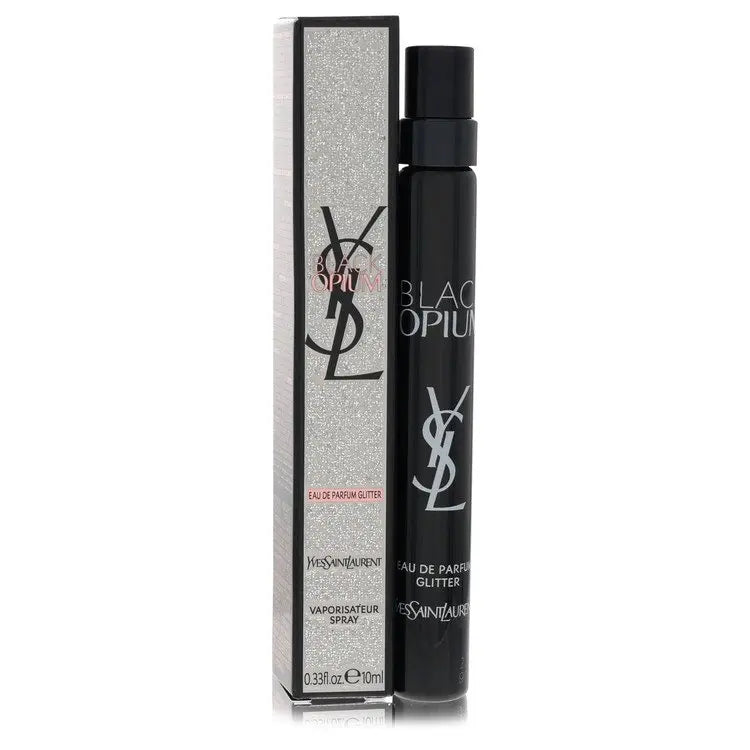 Yves Saint Laurent  Black Opium Glitter by Yves Saint Laurent Mini EDP Spray 0.33 oz for Women for Fragrances for Women - GreatEagleInc