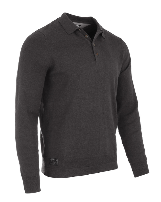 ZIMEGO Men's Casual Polo Sweater Zimego Apparel