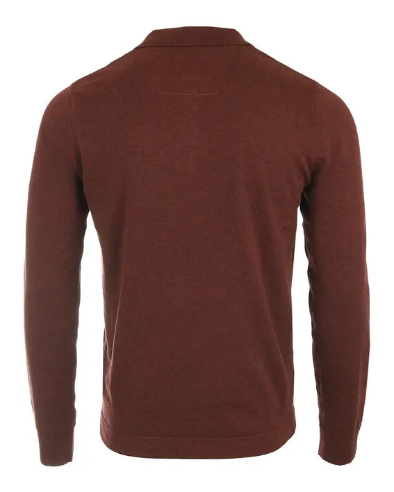 ZIMEGO Men's Casual Polo Sweater Zimego Apparel