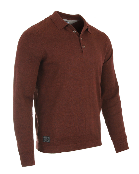 ZIMEGO Men's Casual Polo Sweater Zimego Apparel