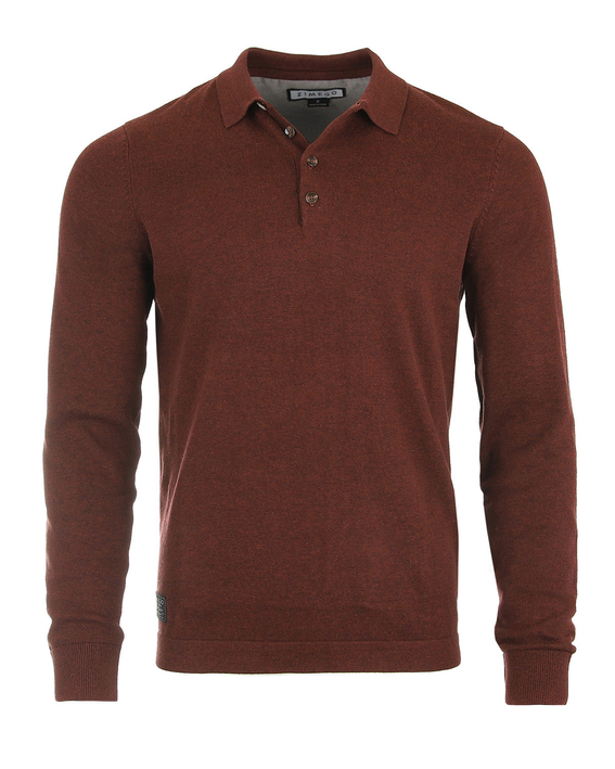 ZIMEGO Men's Casual Polo Sweater Zimego Apparel