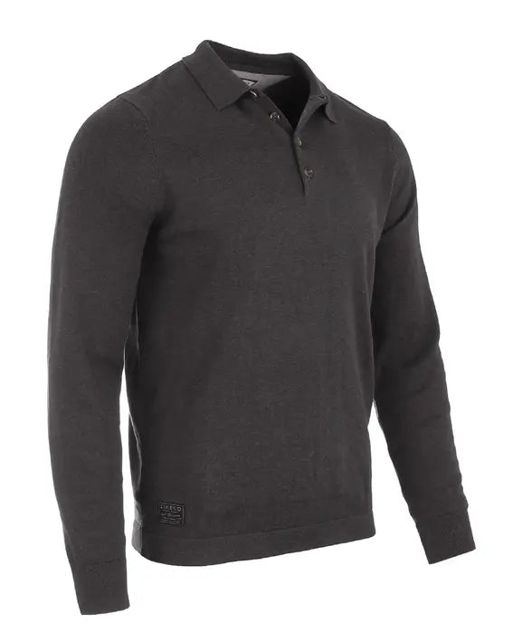 ZIMEGO Men's Casual Polo Sweater Zimego Apparel