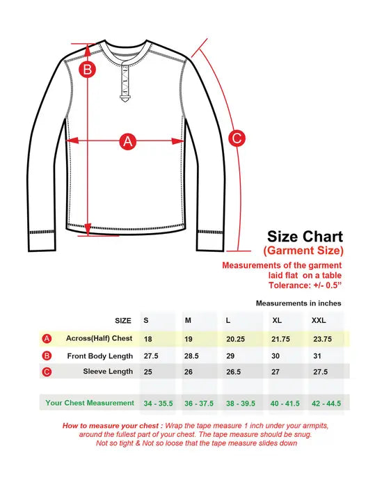 ZIMEGO Men's Long Sleeve Lightweight Waffle Thermal Henley T-shirts Zimego Apparel