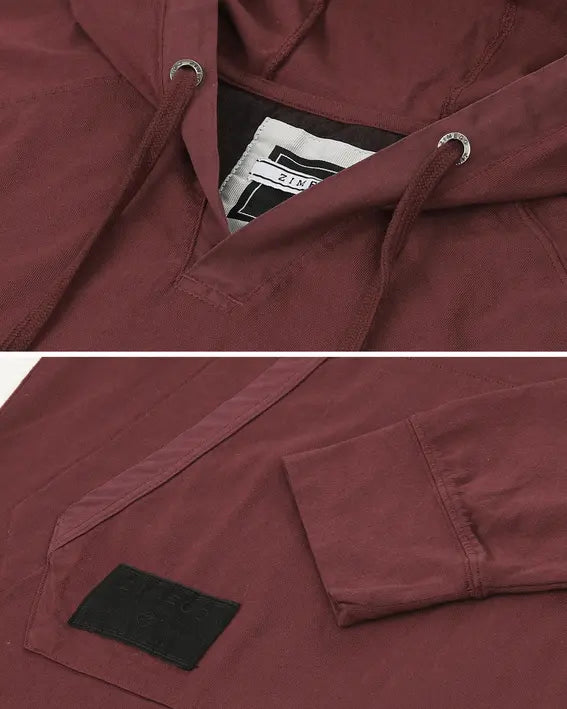 ZIMEGO Men's Pigment Dyed Hoodie Zimego Apparel