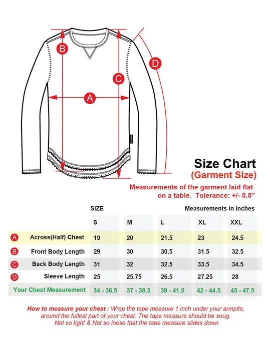 ZIMEGO Mens Long Sleeve Crewneck Oil Wash Vintage Raw Edge Hem Hipster Hip-Hop T shirt Zimego Apparel