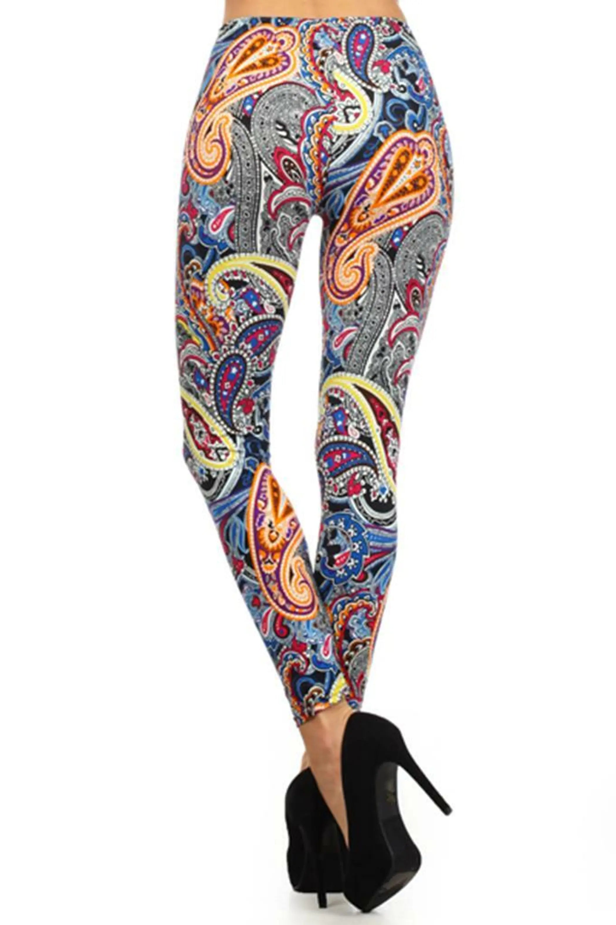 Zebra Floral Printed  High Waisted Legging SurelyMine