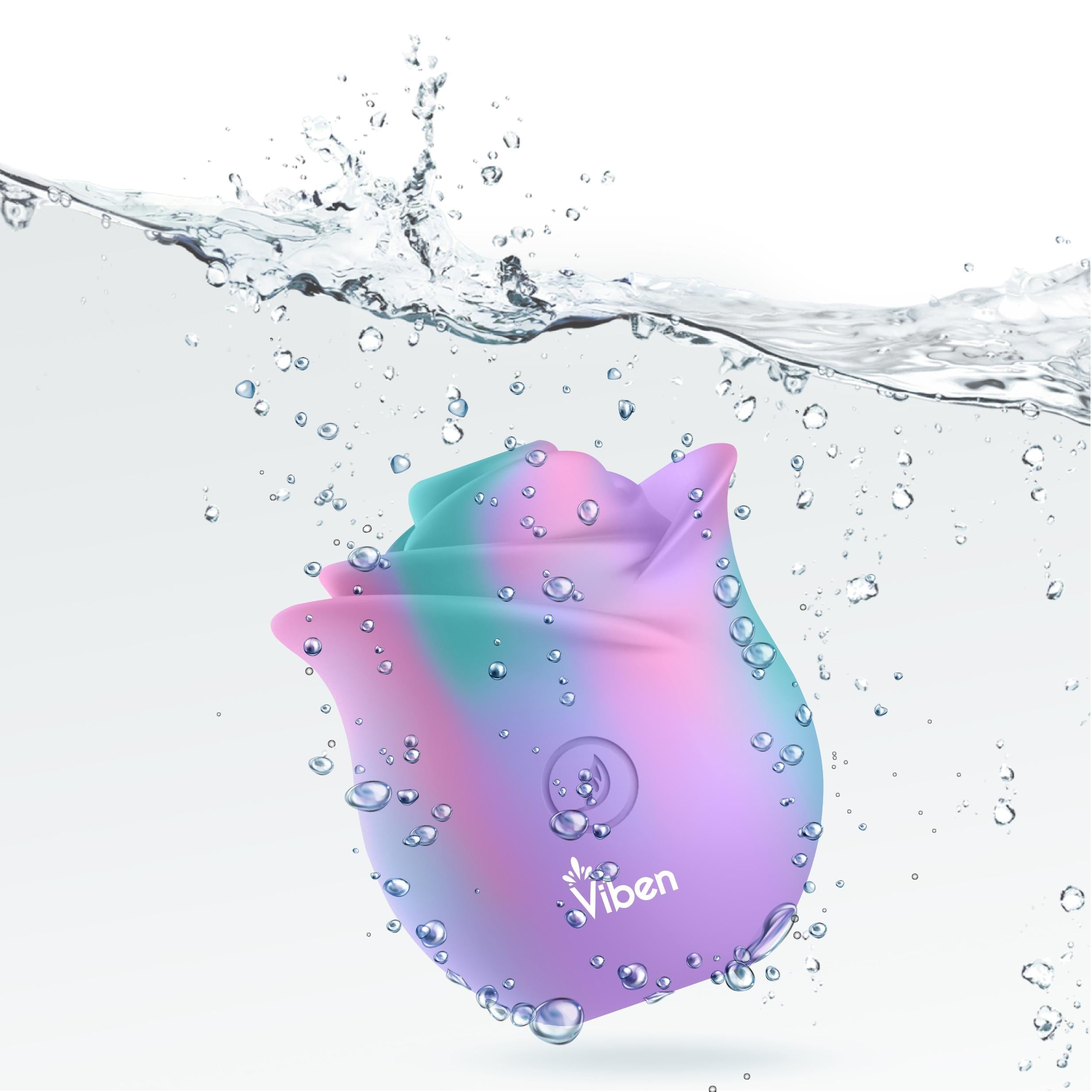 Zen Rose - Unicorn - Handheld Rose Clitoral and Nipple Stimulator - GreatEagleInc