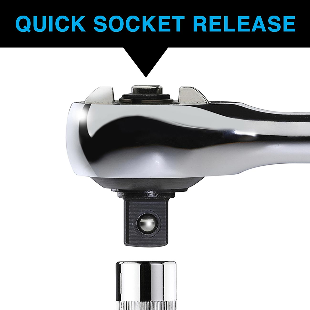 Zero Degree Ultra-precise Gearless 1/2" Ratchet ZERODEGREE