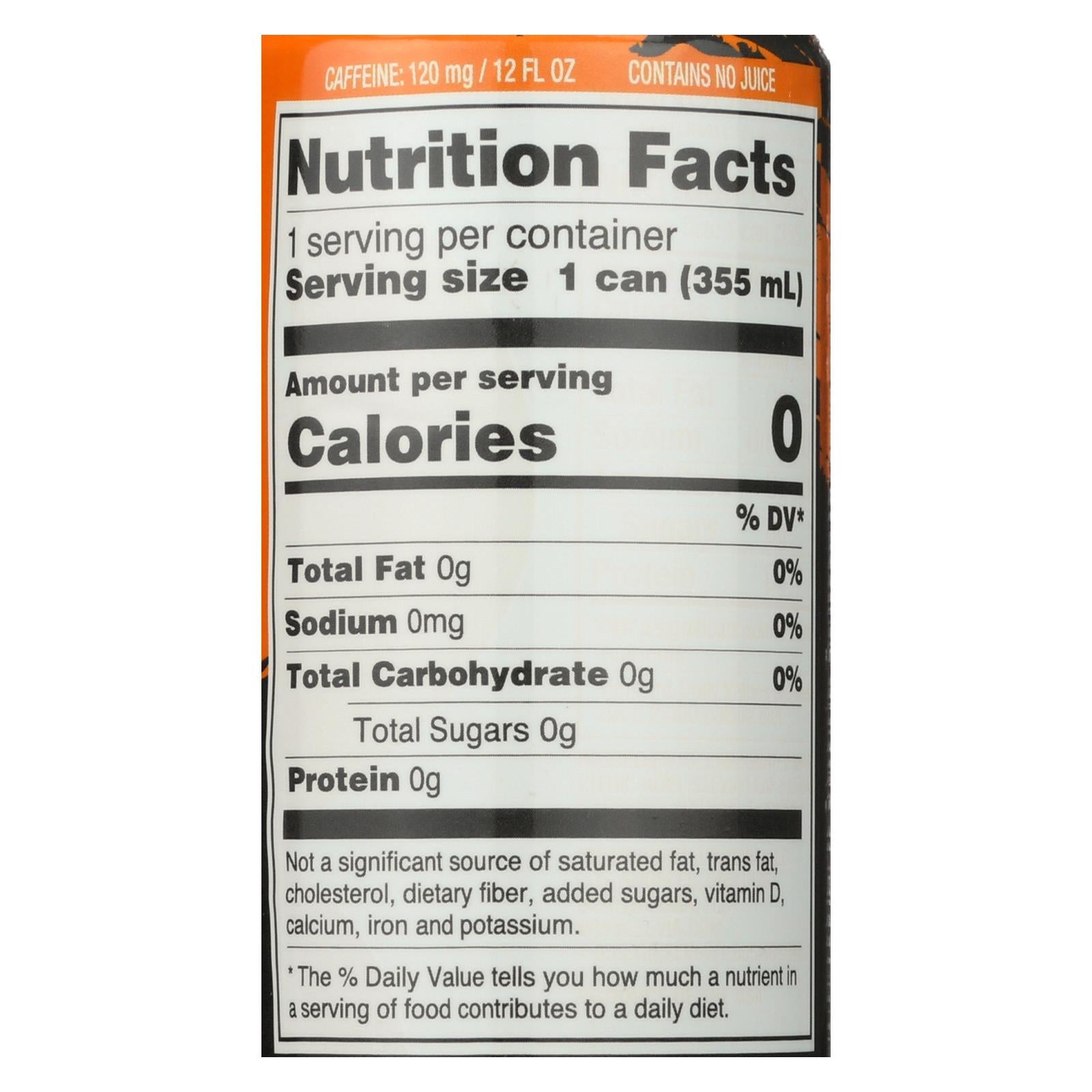 Zevia Zero Calorie Energy Drink - Mango/ginger - Case Of 12 - 12 Fl Oz Zevia