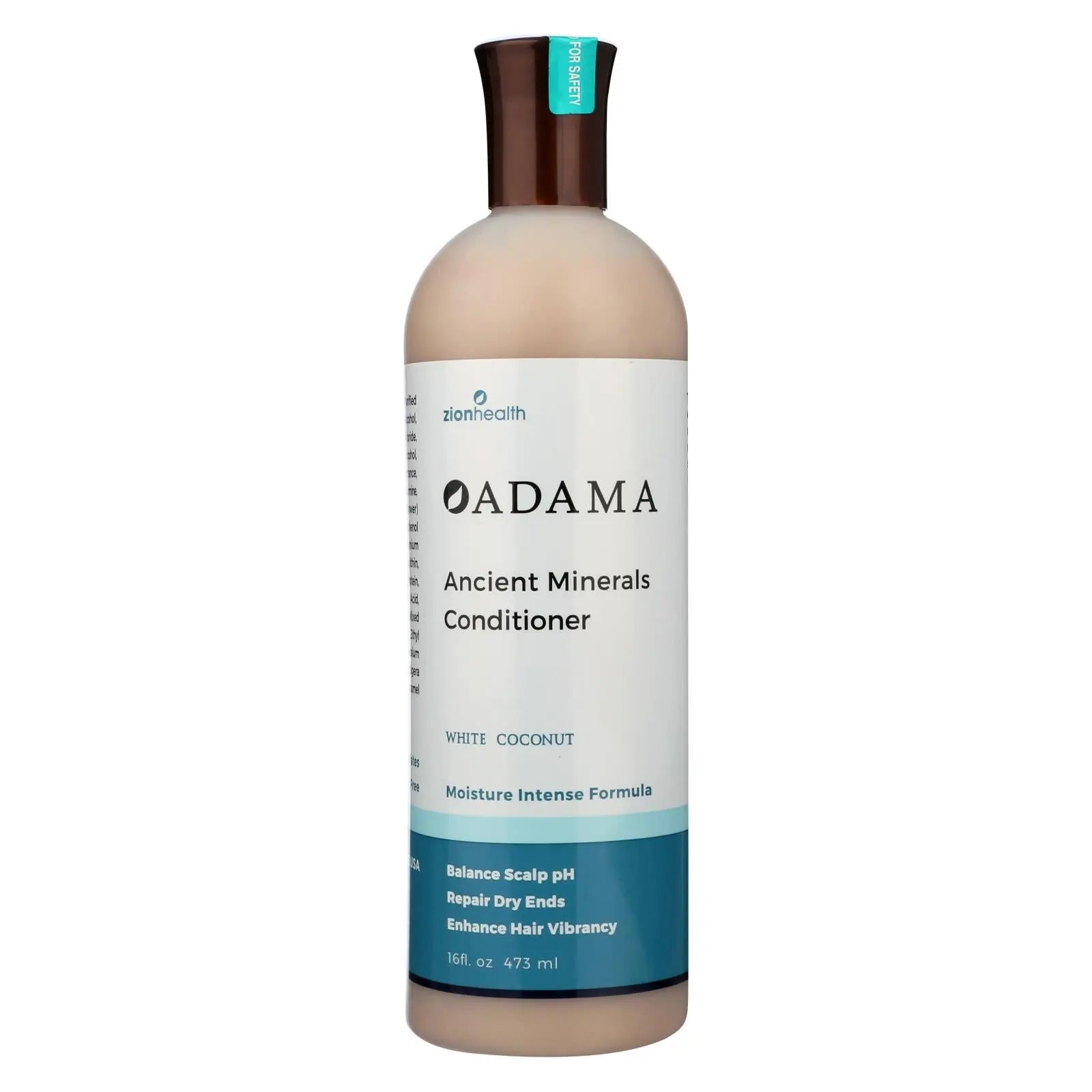 Zion Health Adama Minerals Anti Frizz Conditioner - White Coconut - 16 Fl Oz Zion Health
