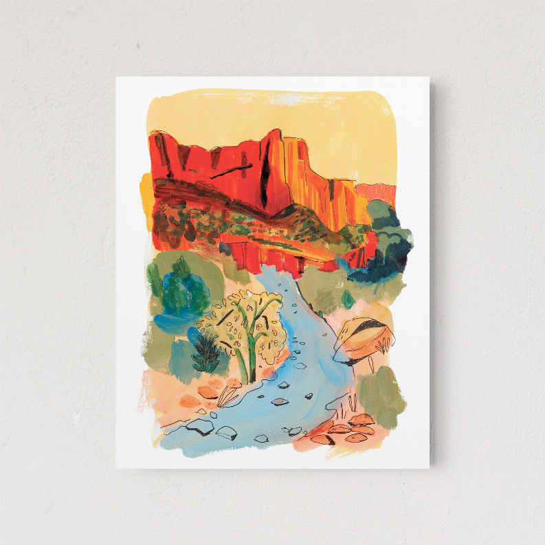 Zion National Park The Crafted Prints